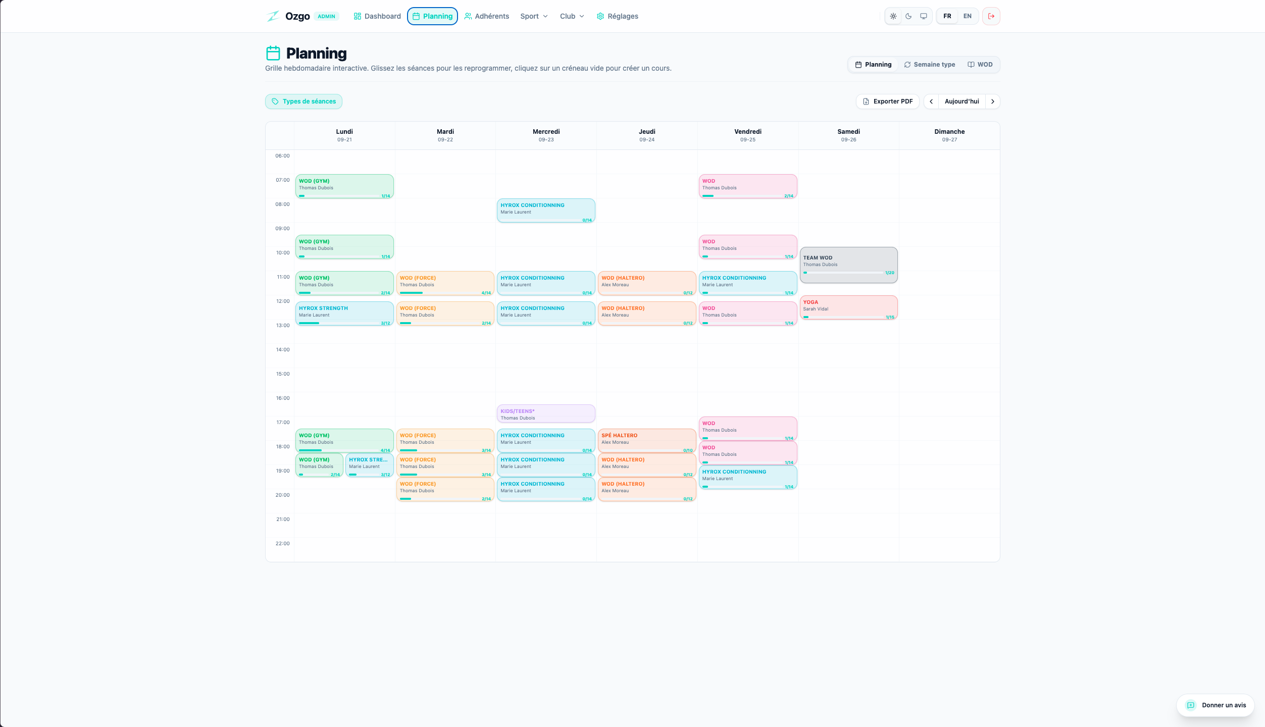 Simplifiez la gestion des plannings